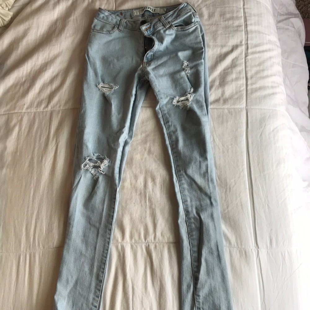 Brandy Melville ripped jeans